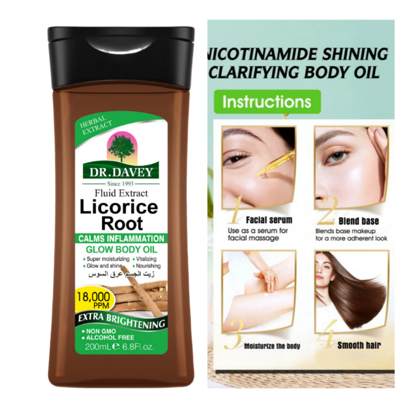 200mlLicorice Body Oil Licoric - đánh giá và giá Licorice Root Sticks