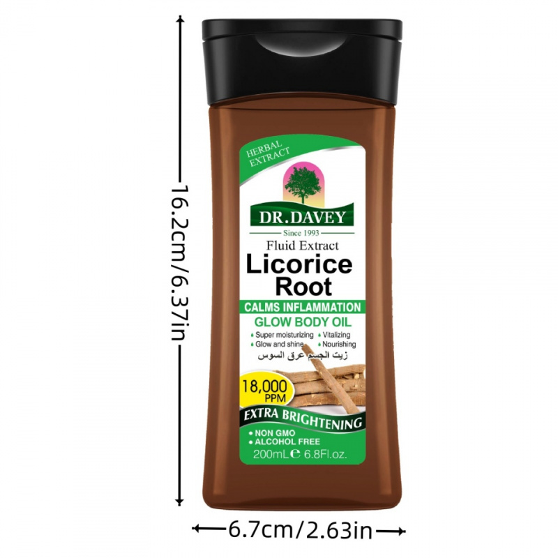 200mlLicorice Body Oil Licoric - đánh giá và giá Licorice Root Sticks